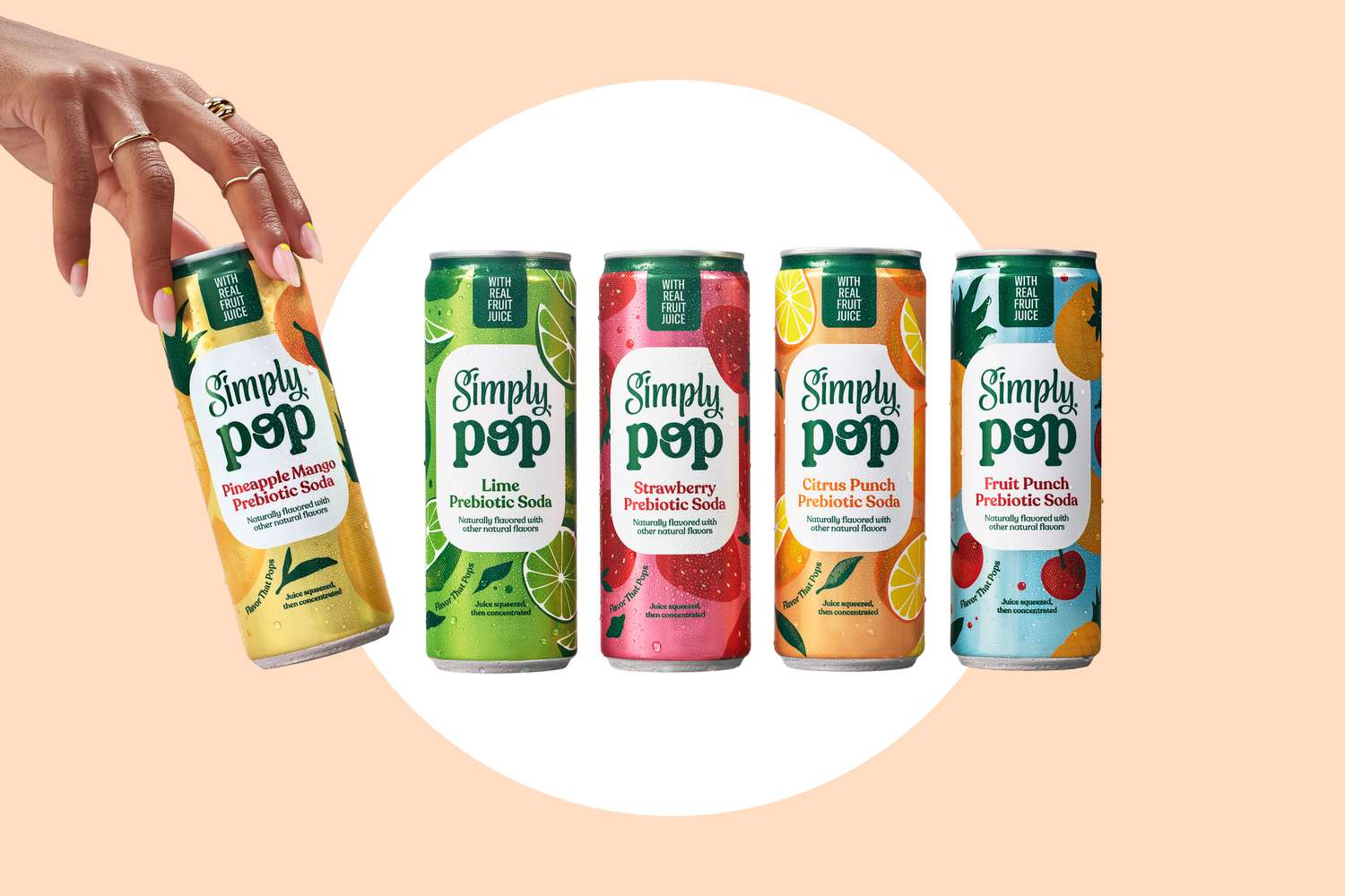 Simply Pop Prebiotic soda