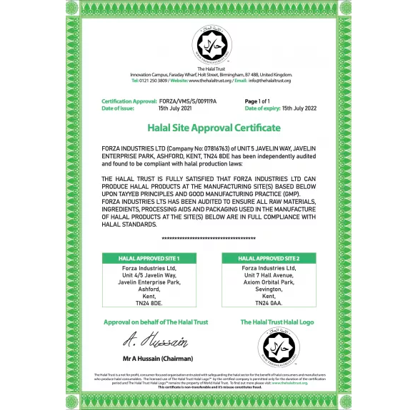 Supplement Factory Halal Certified